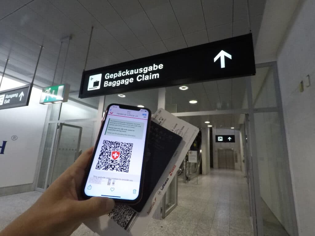 瑞士旅行2021-QR code網上填入境form