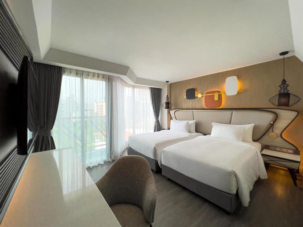 芭達雅紫水晶酒店 Amethyst Hotel Pattaya Deluxe Twin Room