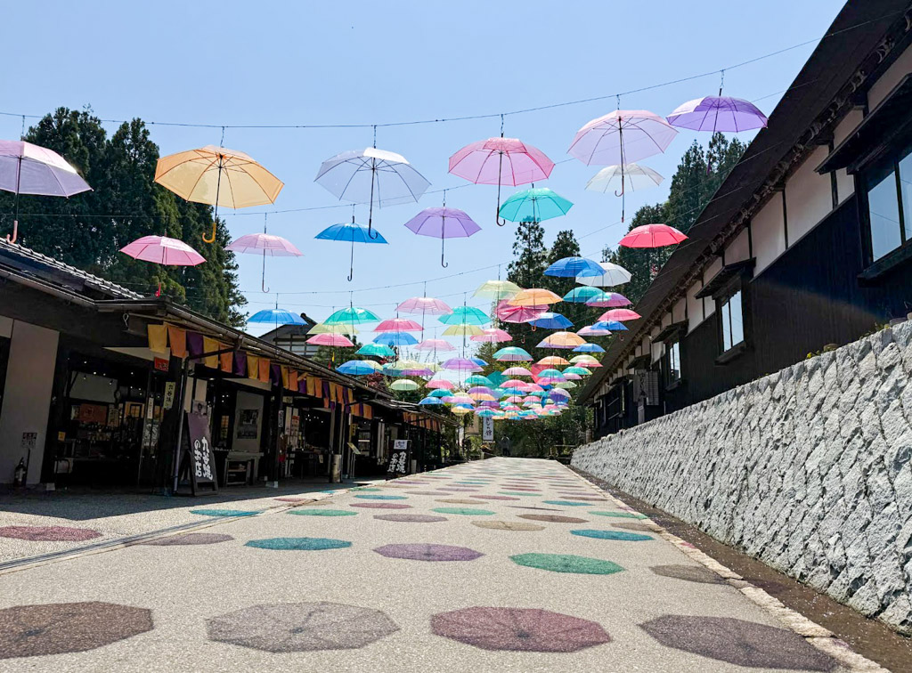 加賀傳統工藝村 湯之國森林 七彩雨傘打卡位