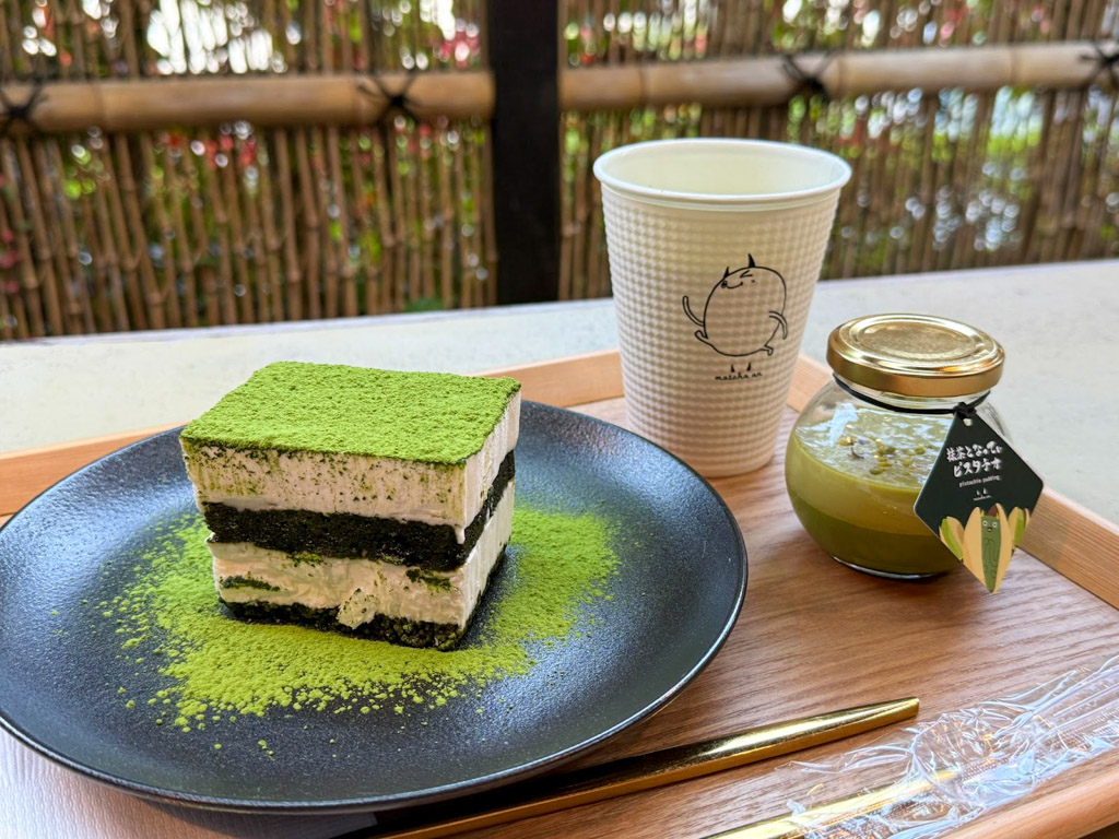 溫泉主大道的ゆげ街道 綠茶甜品