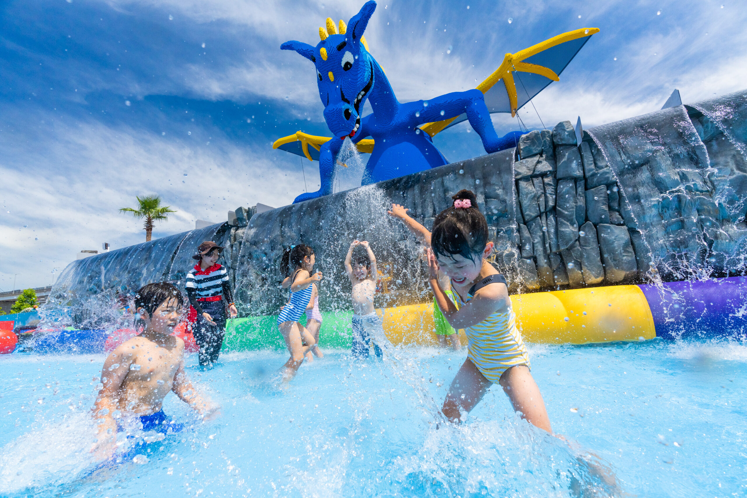 日本樂高樂園 水上迷宮Water Maze藍龍