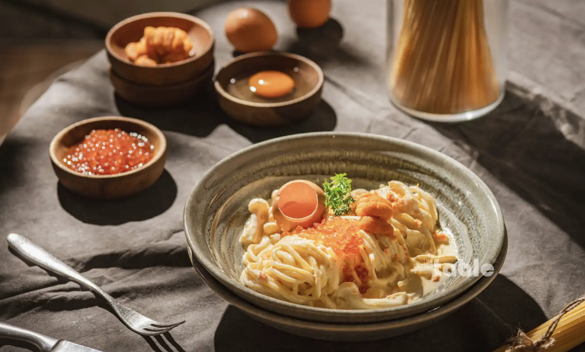 The Eating Table 海膽三文魚籽意面