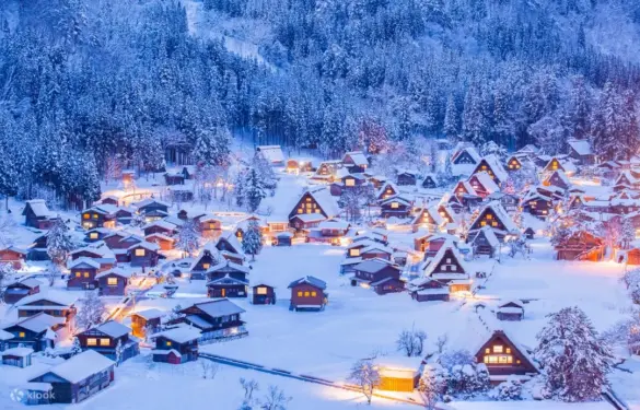 白川鄉點燈