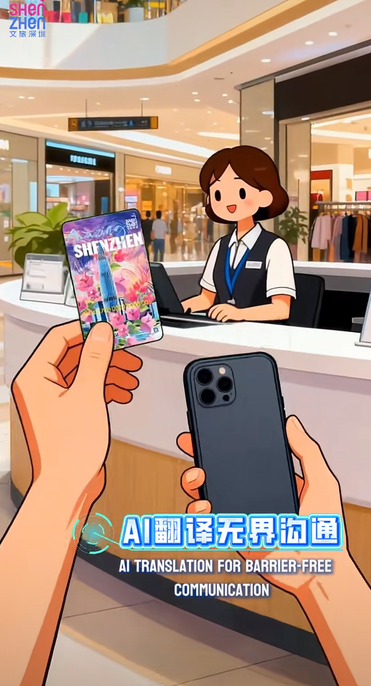 深圳全國首張AI旅行卡 