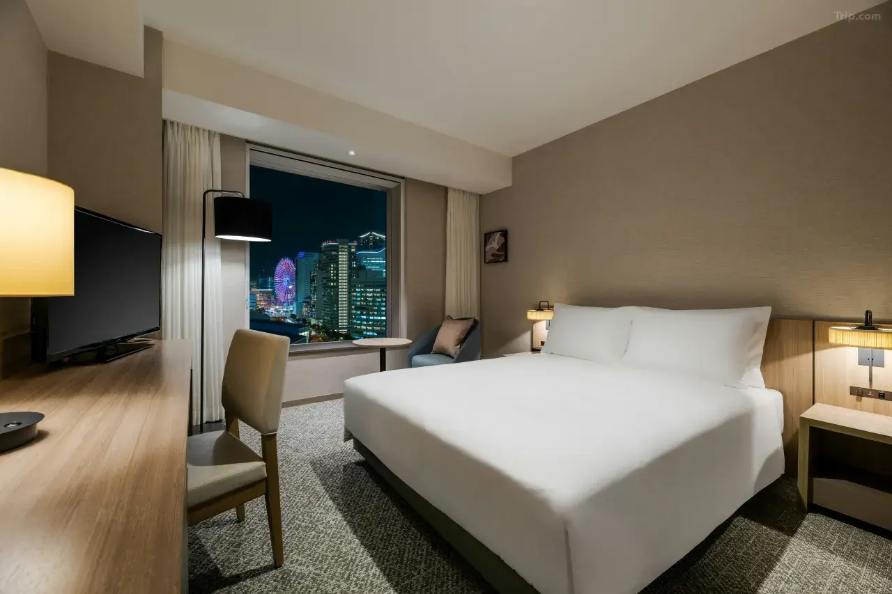 Hilton Garden Inn Yokohama Minatomirai海景高樓層大床客房