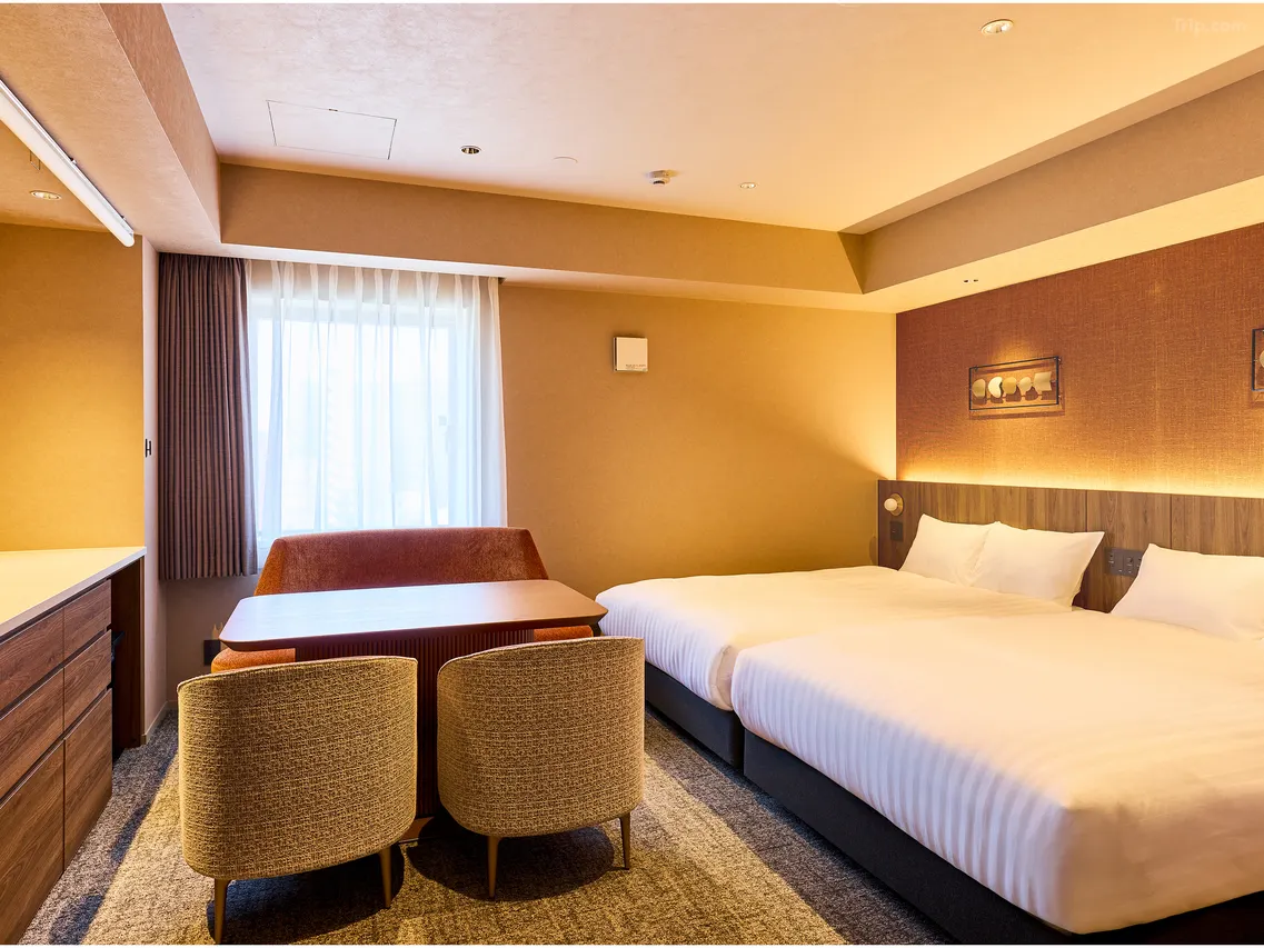 Rakuten STAY Sapporo Nakajima Park_Type D 四人房_雙人床2張迷你廚房