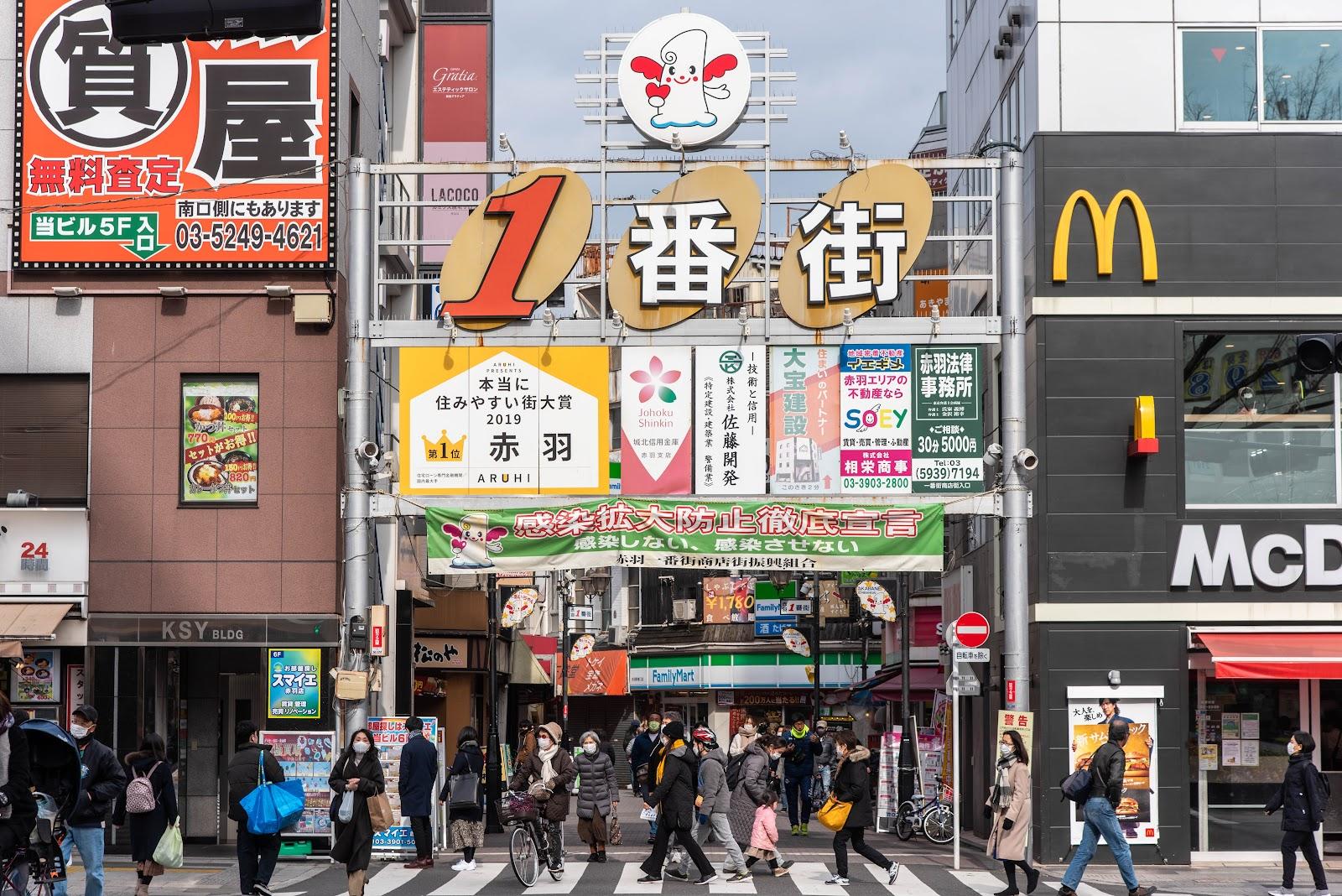 赤羽一番街街景